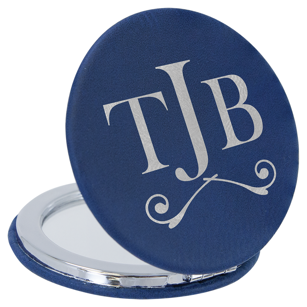 Leatherette Compact Mirrors