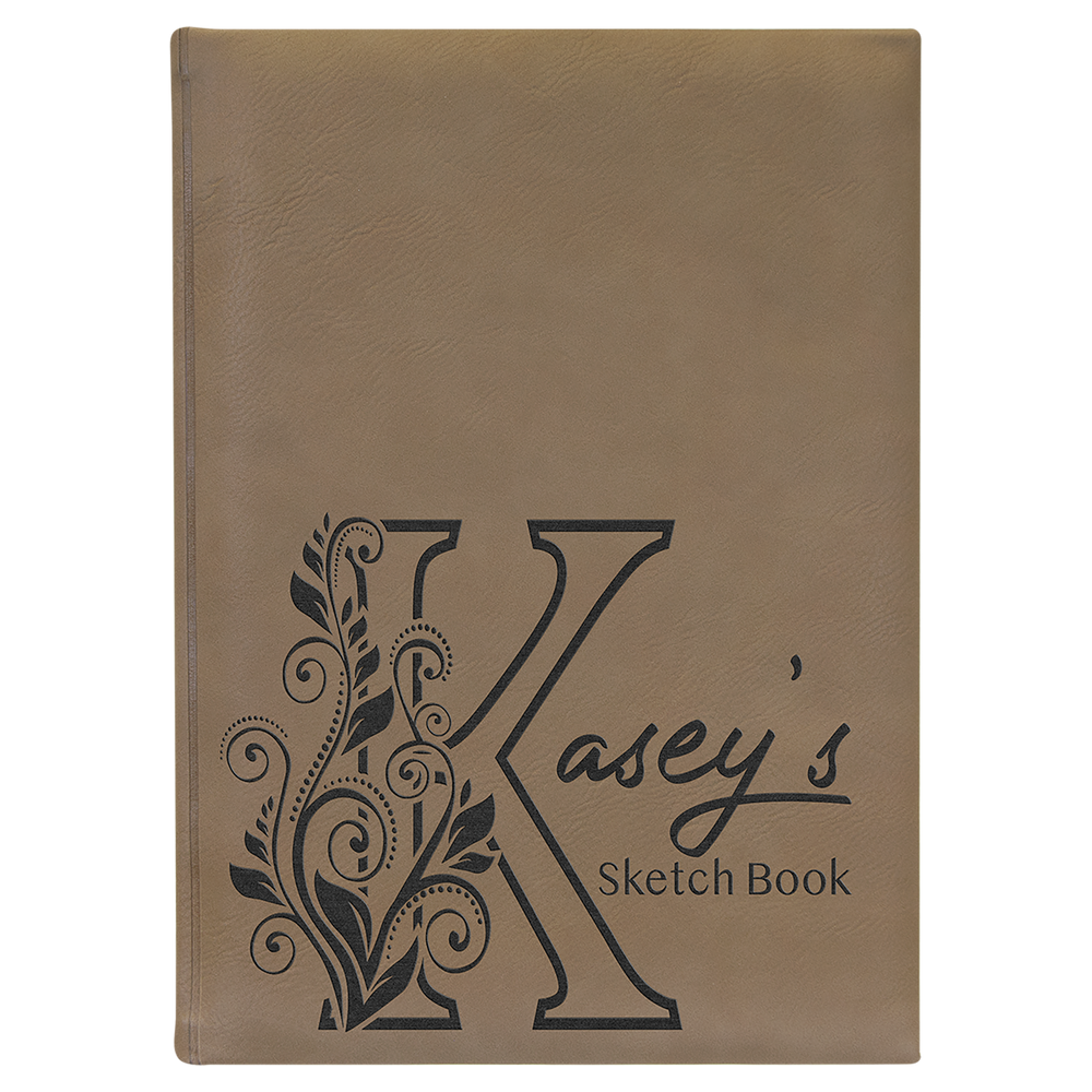 Laserable Leatherette Sketch Book