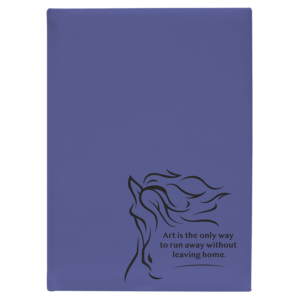 Laserable Leatherette Sketch Book
