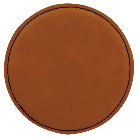 4 inch Individual Leatherette Coasters