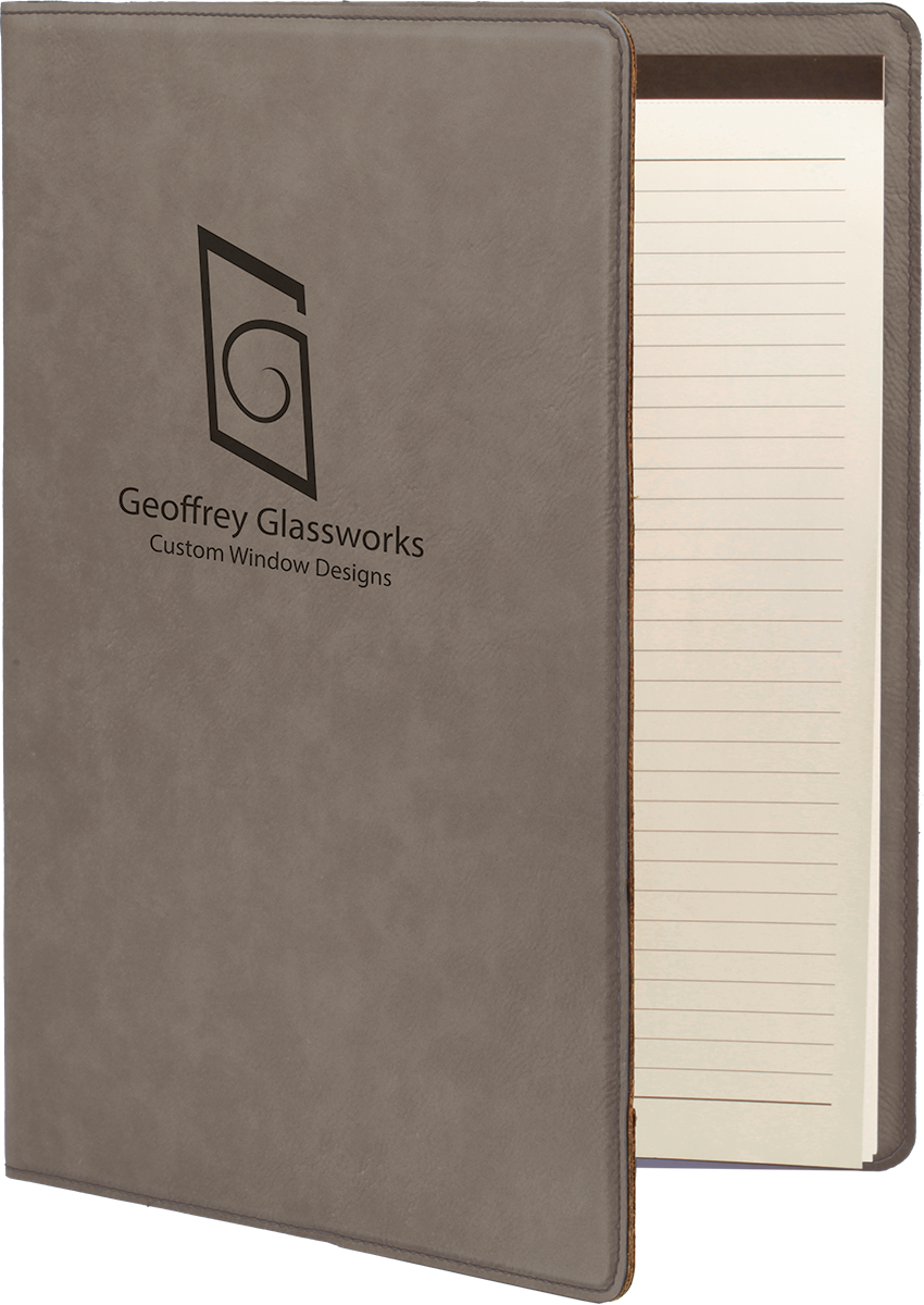 Laserable Leatherette with Notepad