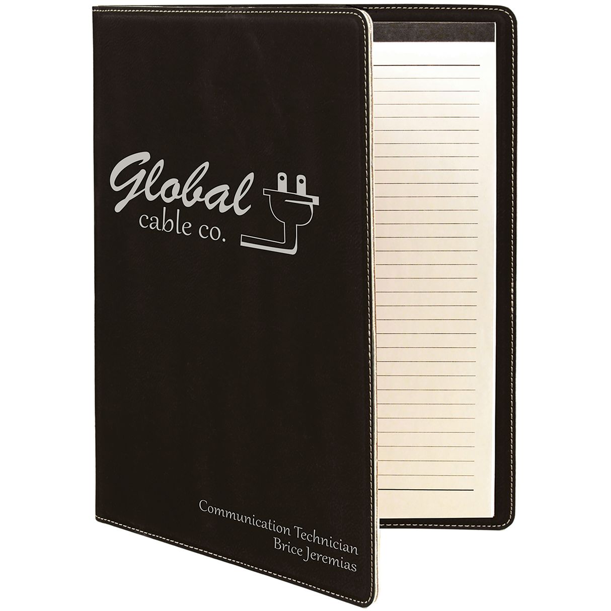 Laserable Leatherette with Notepad