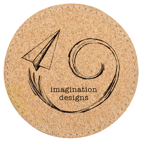 4 inch Individual Leatherette Coasters