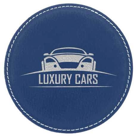 4 inch Individual Leatherette Coasters