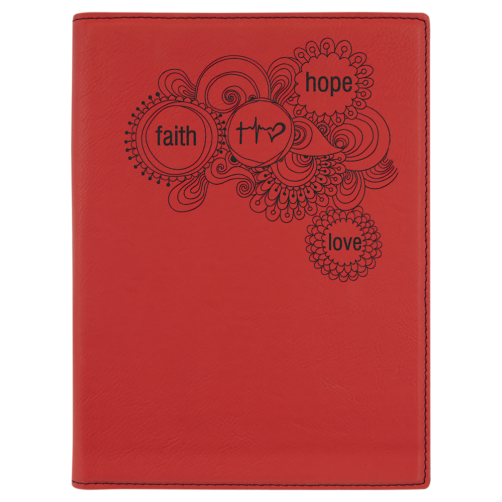 Laserable Leatherette with Notepad