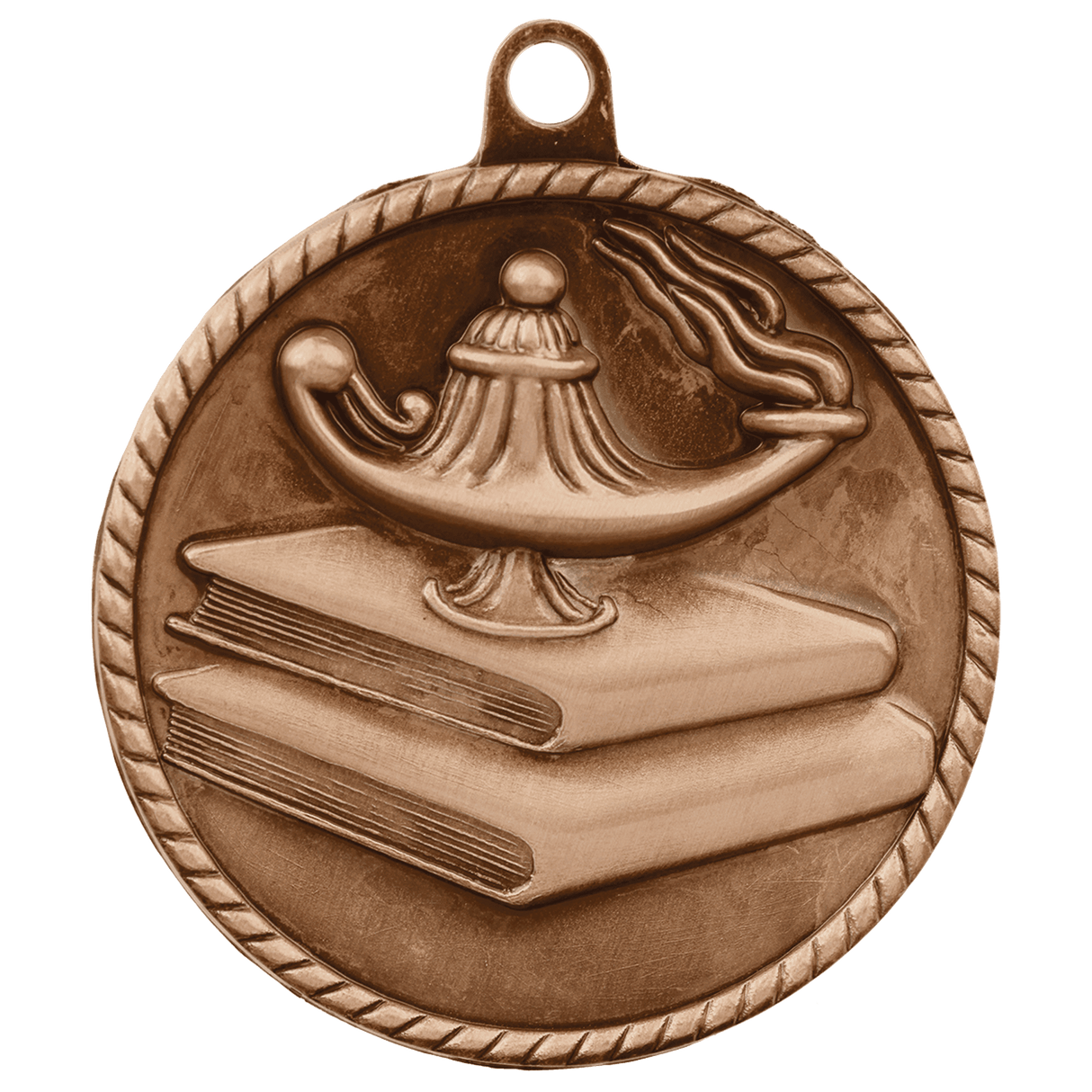 Lamp of Knowledge High Relief Medals