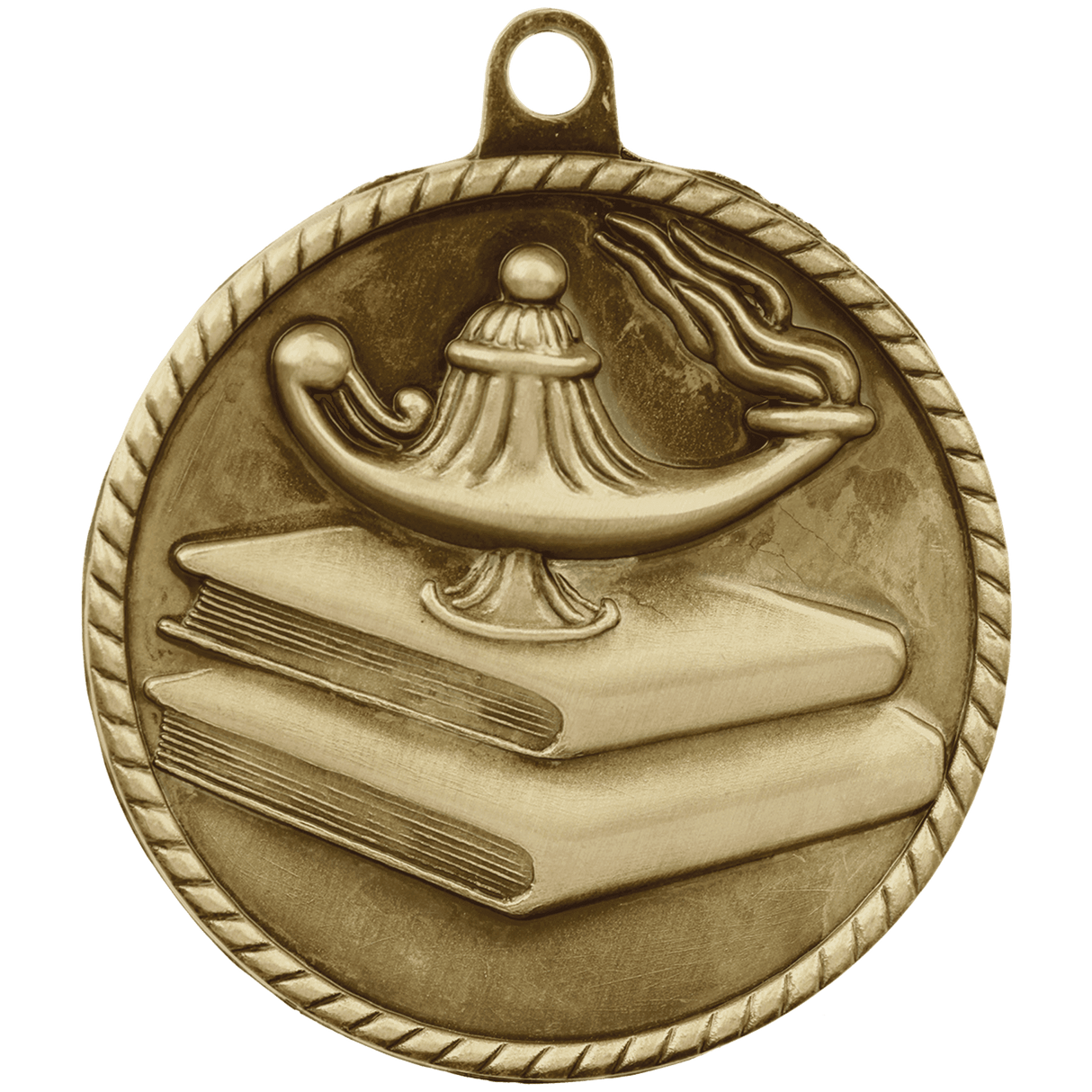 Lamp of Knowledge High Relief Medals