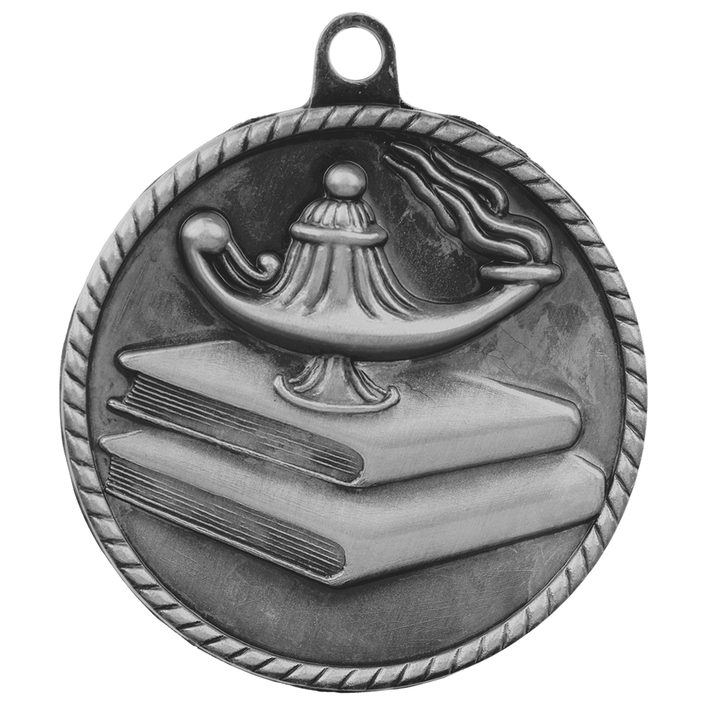 Lamp of Knowledge High Relief Medals