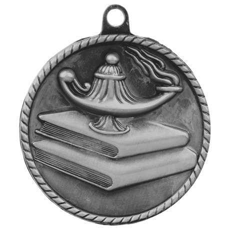 Lamp of Knowledge High Relief Medals
