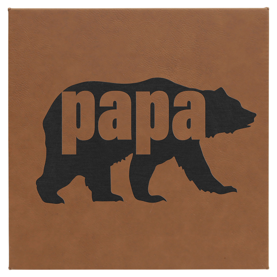 Leatherette Wall Decor Canvas