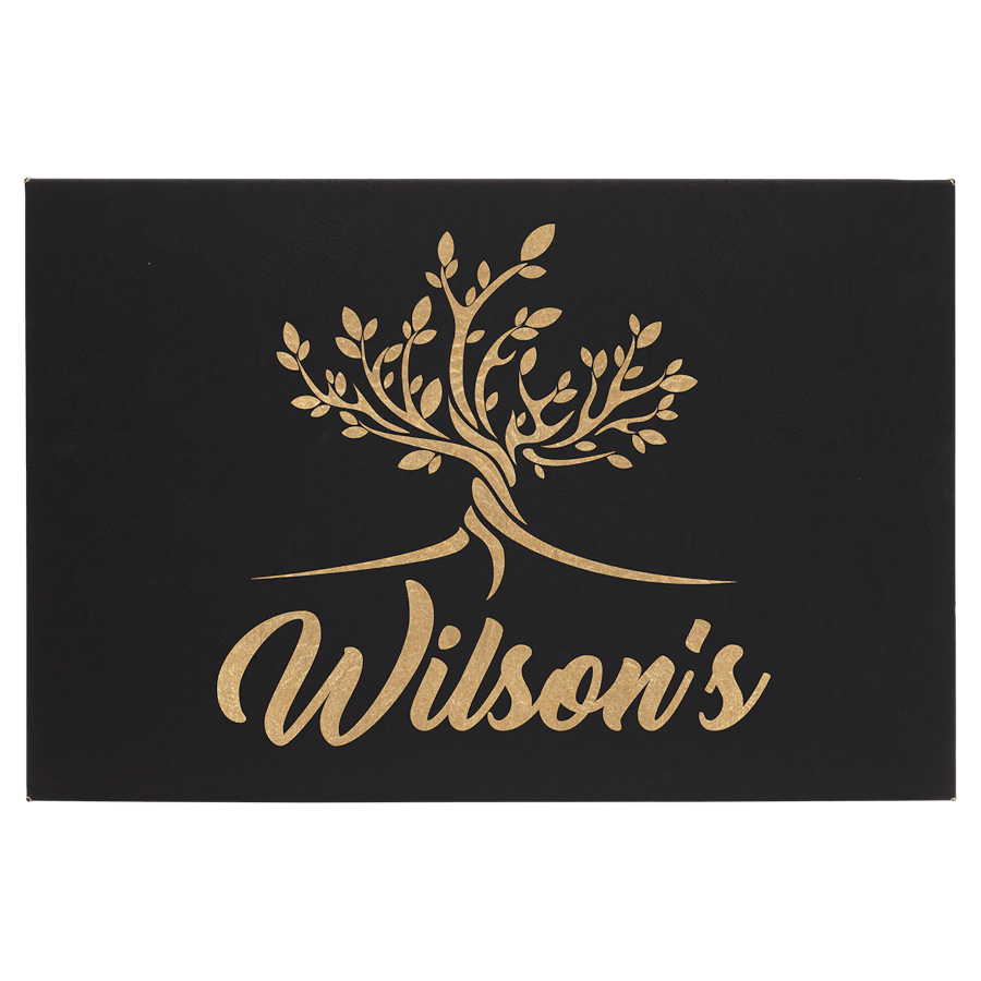 Leatherette Wall Decor Canvas