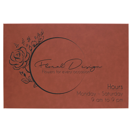 Leatherette Wall Decor Canvas