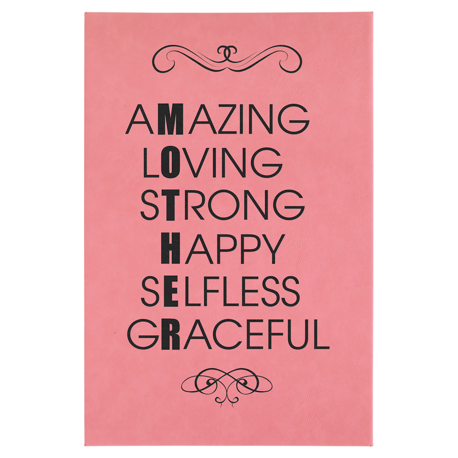 Leatherette Wall Decor Canvas