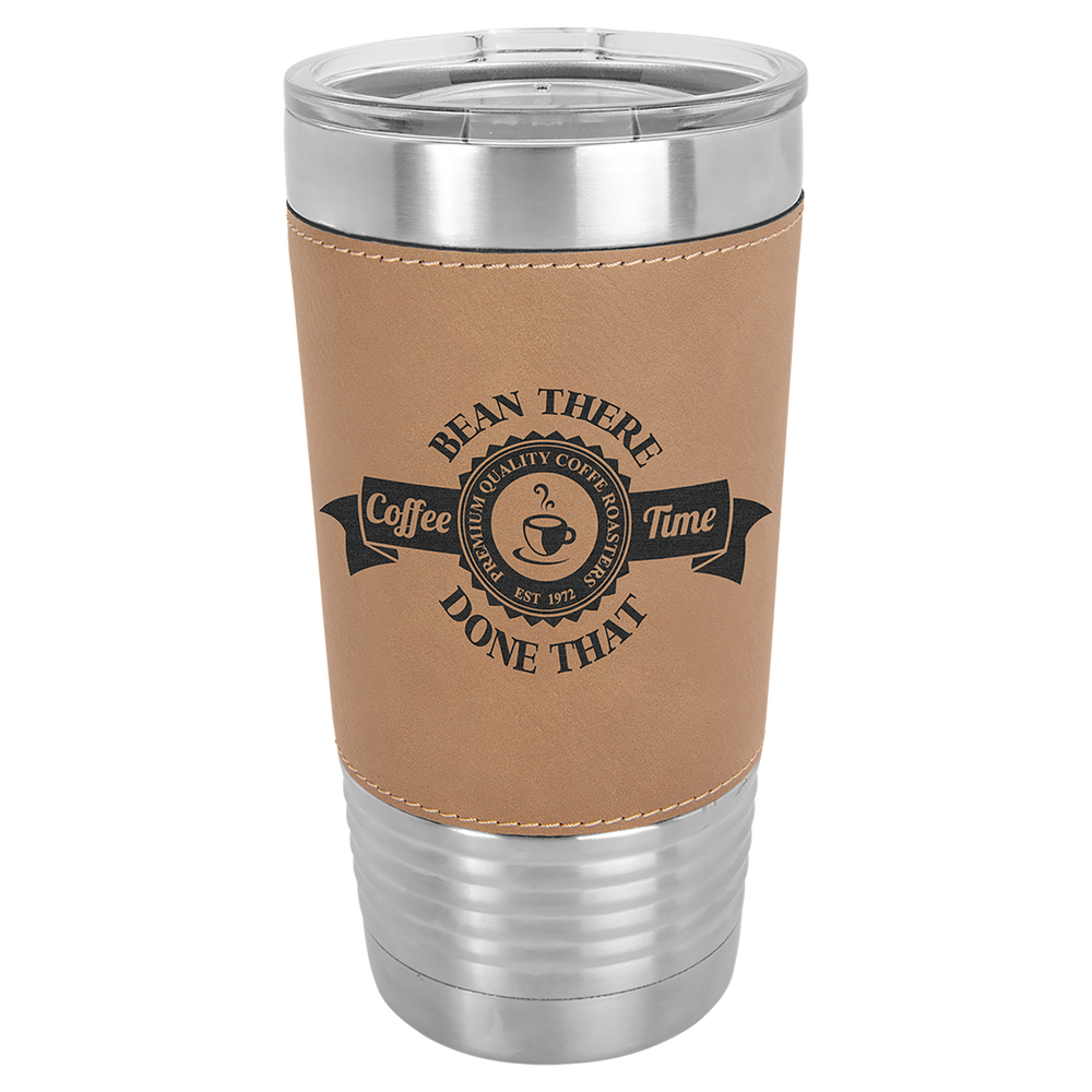 20 oz. Insulated Leatherette Tumbler