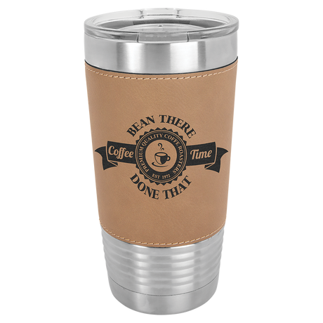 20 oz. Insulated Leatherette Tumbler