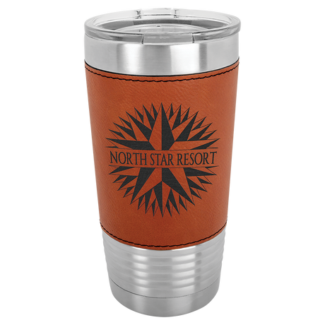 20 oz. Insulated Leatherette Tumbler