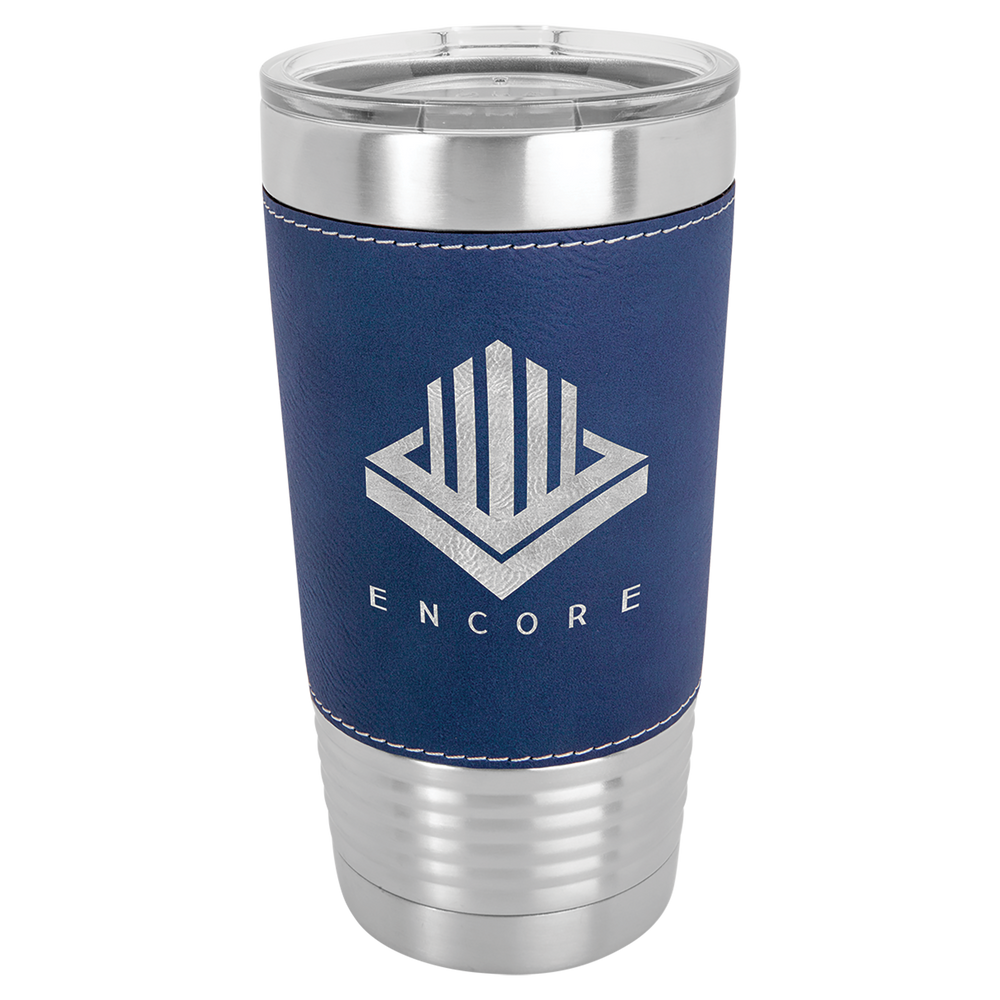 20 oz. Insulated Leatherette Tumbler