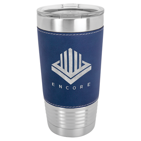 20 oz. Insulated Leatherette Tumbler