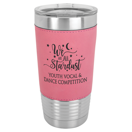 20 oz. Insulated Leatherette Tumbler