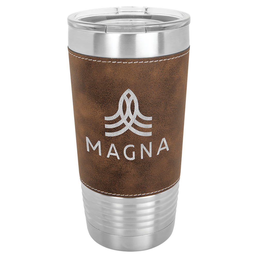 20 oz. Insulated Leatherette Tumbler