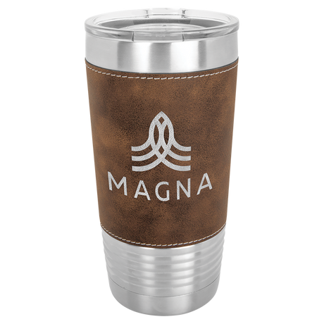 20 oz. Insulated Leatherette Tumbler