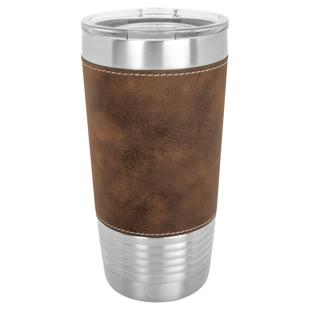 20 oz. Insulated Leatherette Tumbler