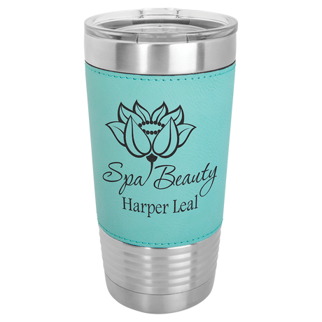 20 oz. Insulated Leatherette Tumbler