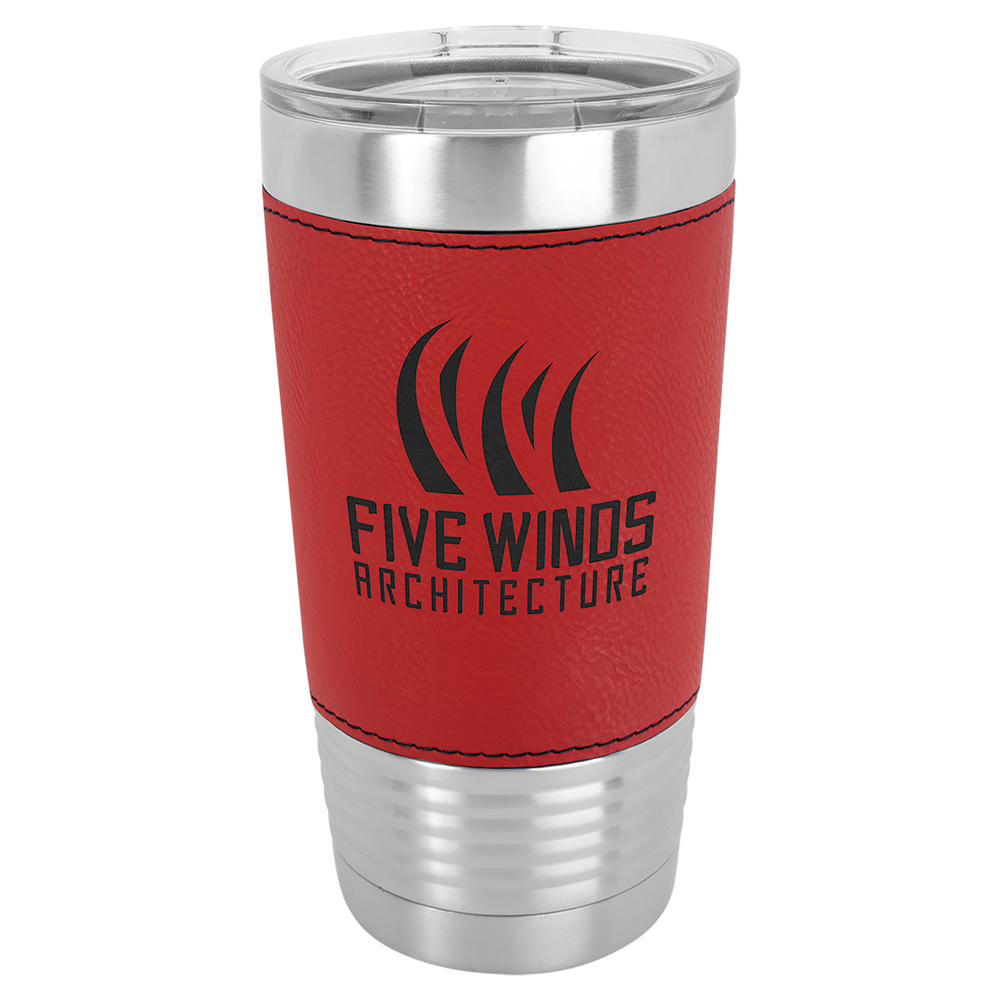 20 oz. Insulated Leatherette Tumbler