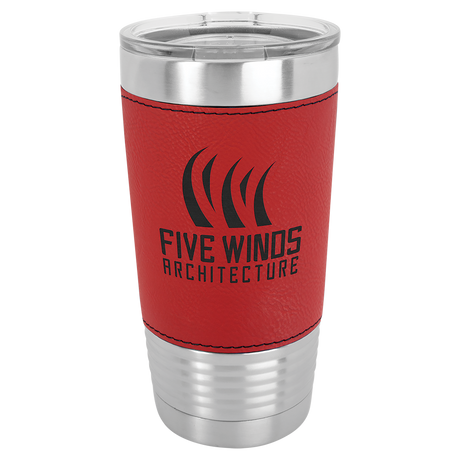 20 oz. Insulated Leatherette Tumbler