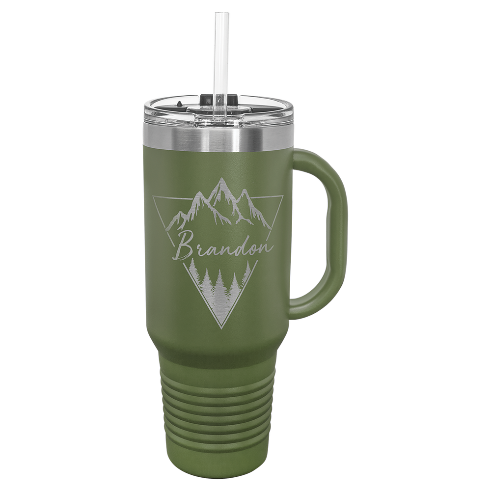 40 oz. Travel Mug with Handle