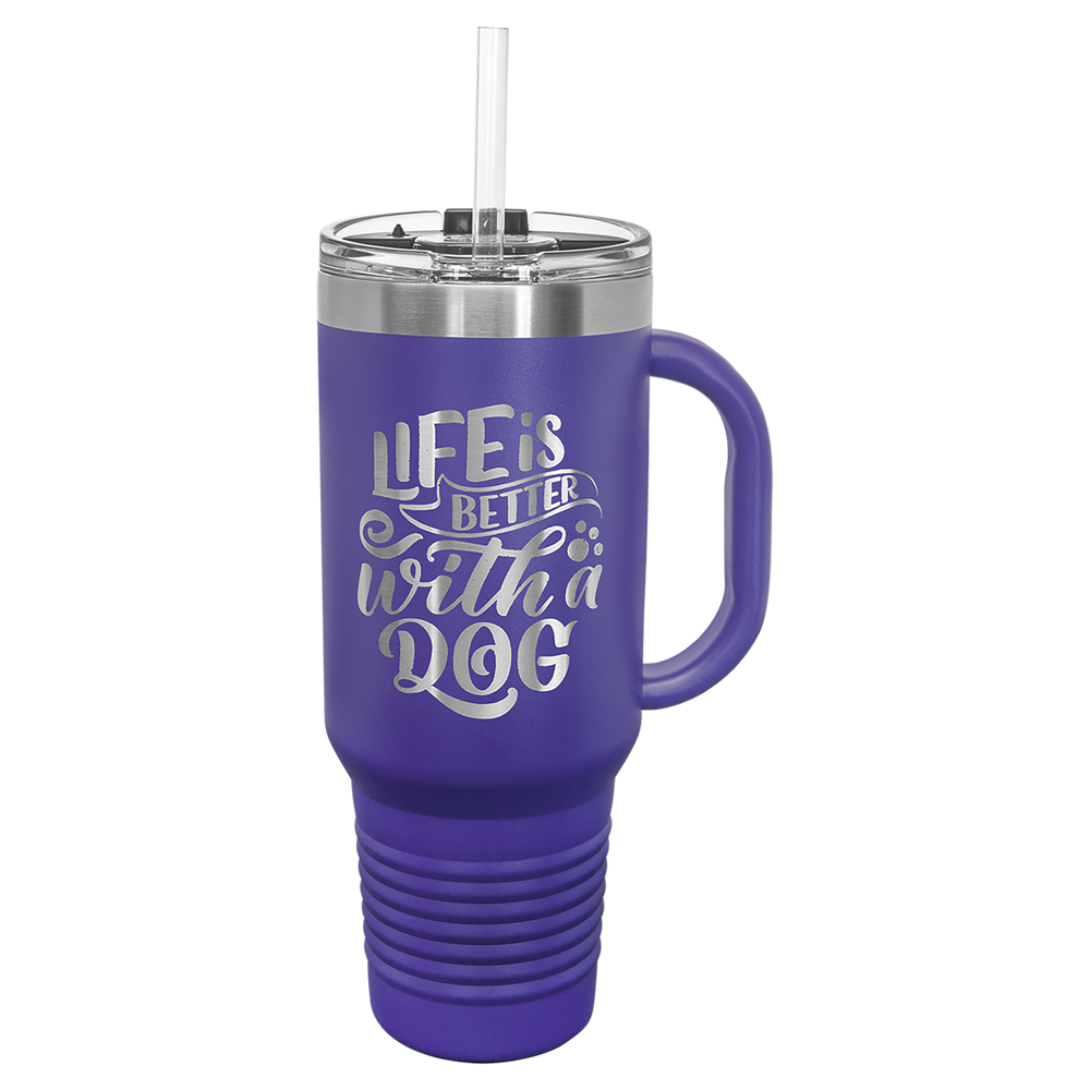 40 oz. Travel Mug with Handle