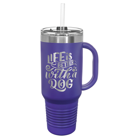 40 oz. Travel Mug with Handle