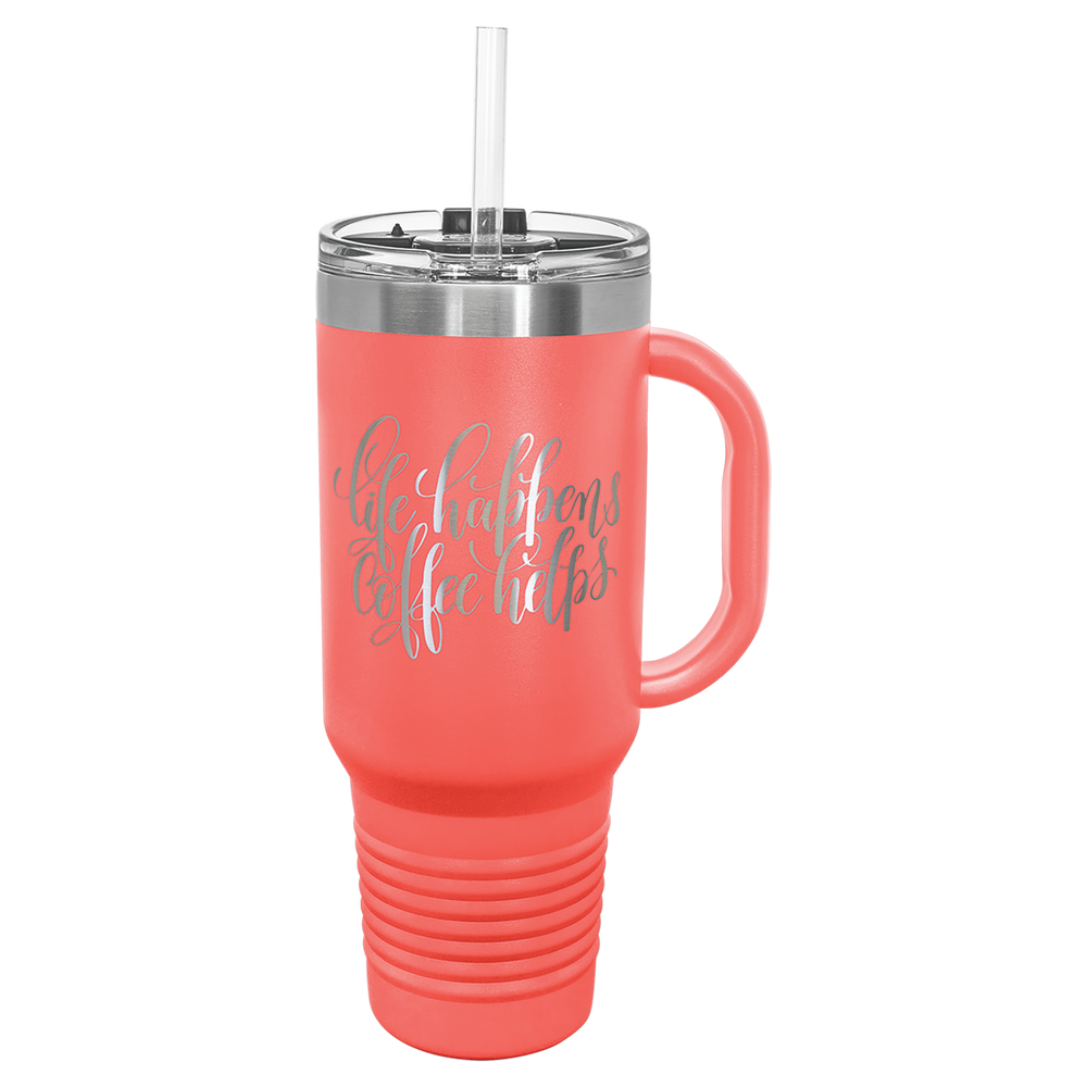 40 oz. Travel Mug with Handle