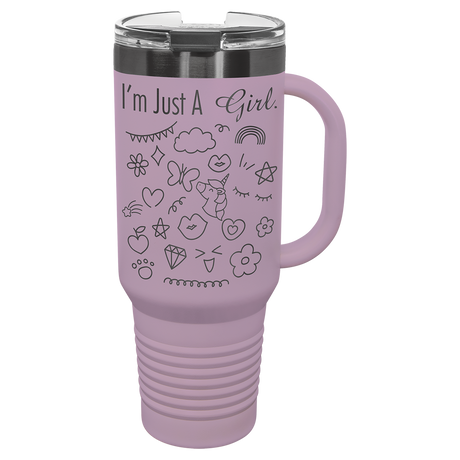 40 oz. Travel Mug with Handle