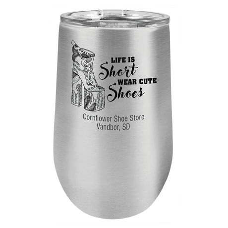 16 oz. Stemless Wine Tumbler