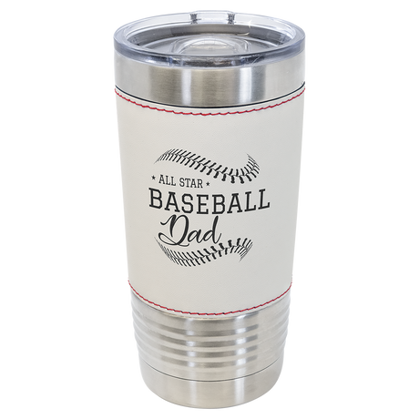 20 oz. Insulated Leatherette Tumbler