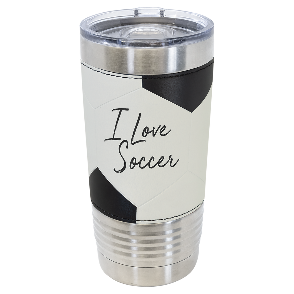 20 oz. Insulated Leatherette Tumbler
