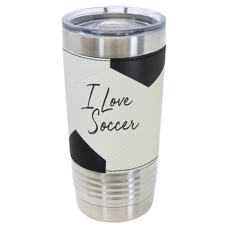 20 oz. Insulated Leatherette Tumbler