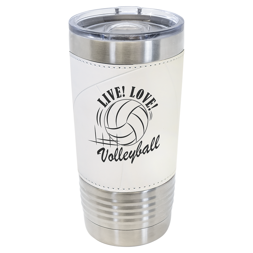 20 oz. Insulated Leatherette Tumbler