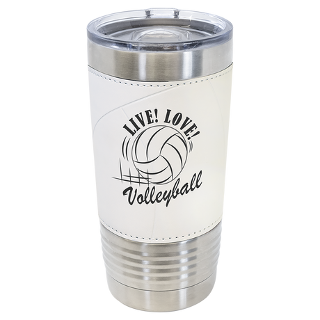 20 oz. Insulated Leatherette Tumbler