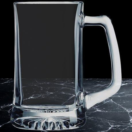 Glass Beer Mug with Handle