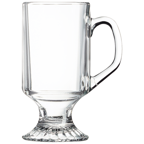 10 oz. Glass Footed Coffee Mug