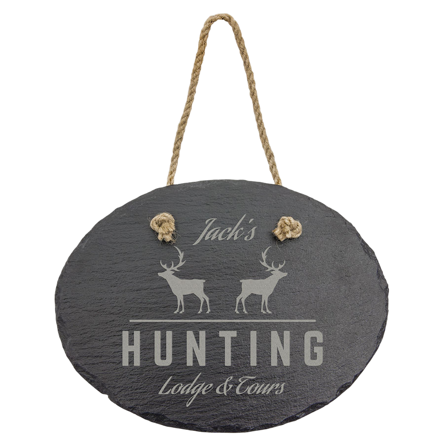 Natural Slate Hanging Decor