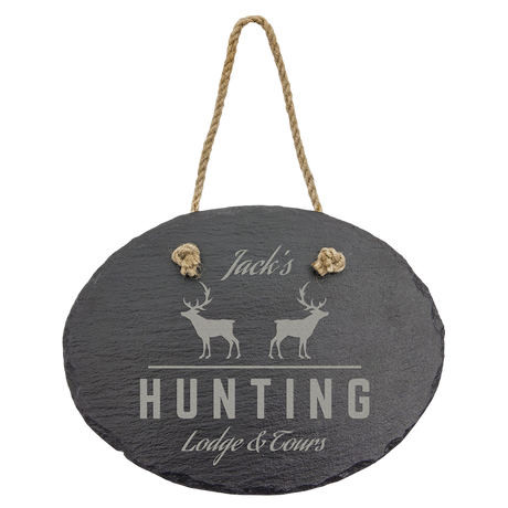 Natural Slate Hanging Decor