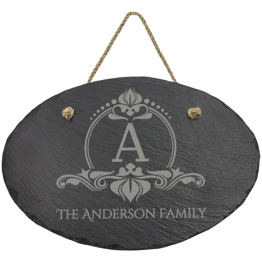 Natural Slate Hanging Decor