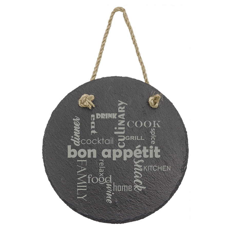 Natural Slate Hanging Decor