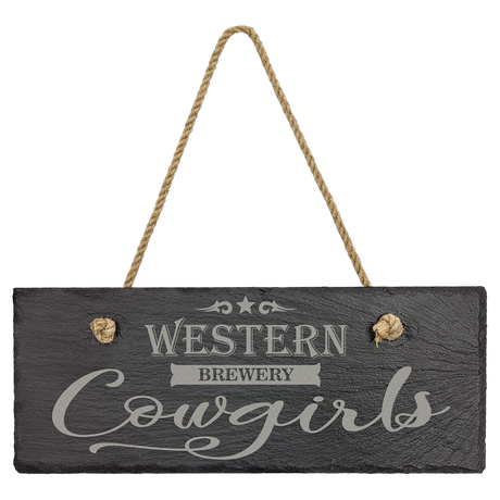 Natural Slate Hanging Decor