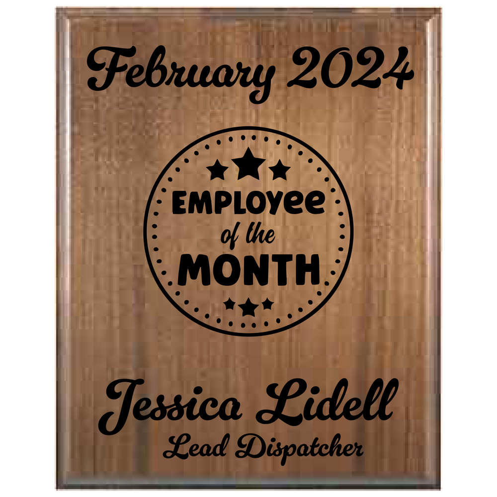 Genuine Walnut Plaques