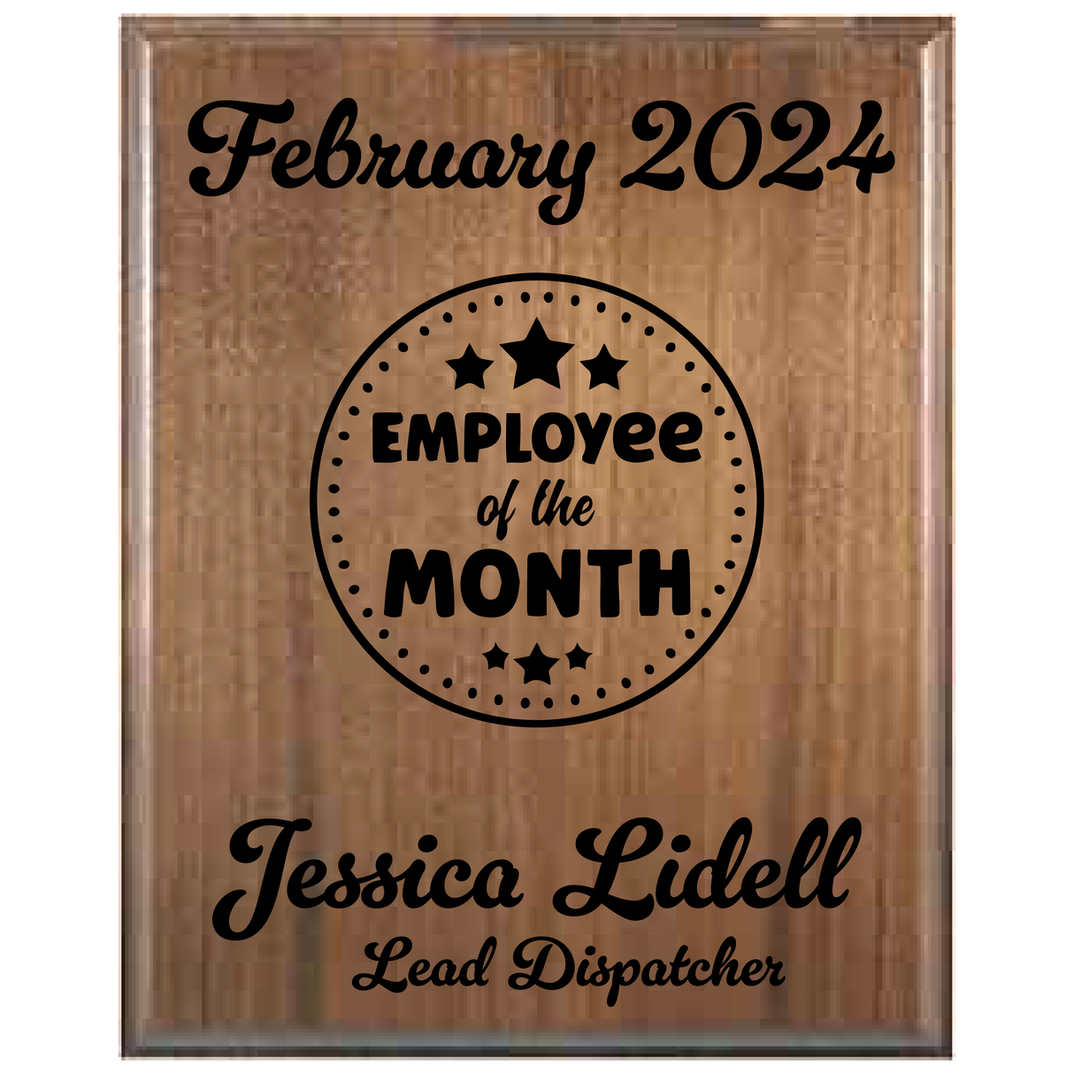 Genuine Walnut Plaques