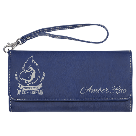 Leatherette Purse with Strap